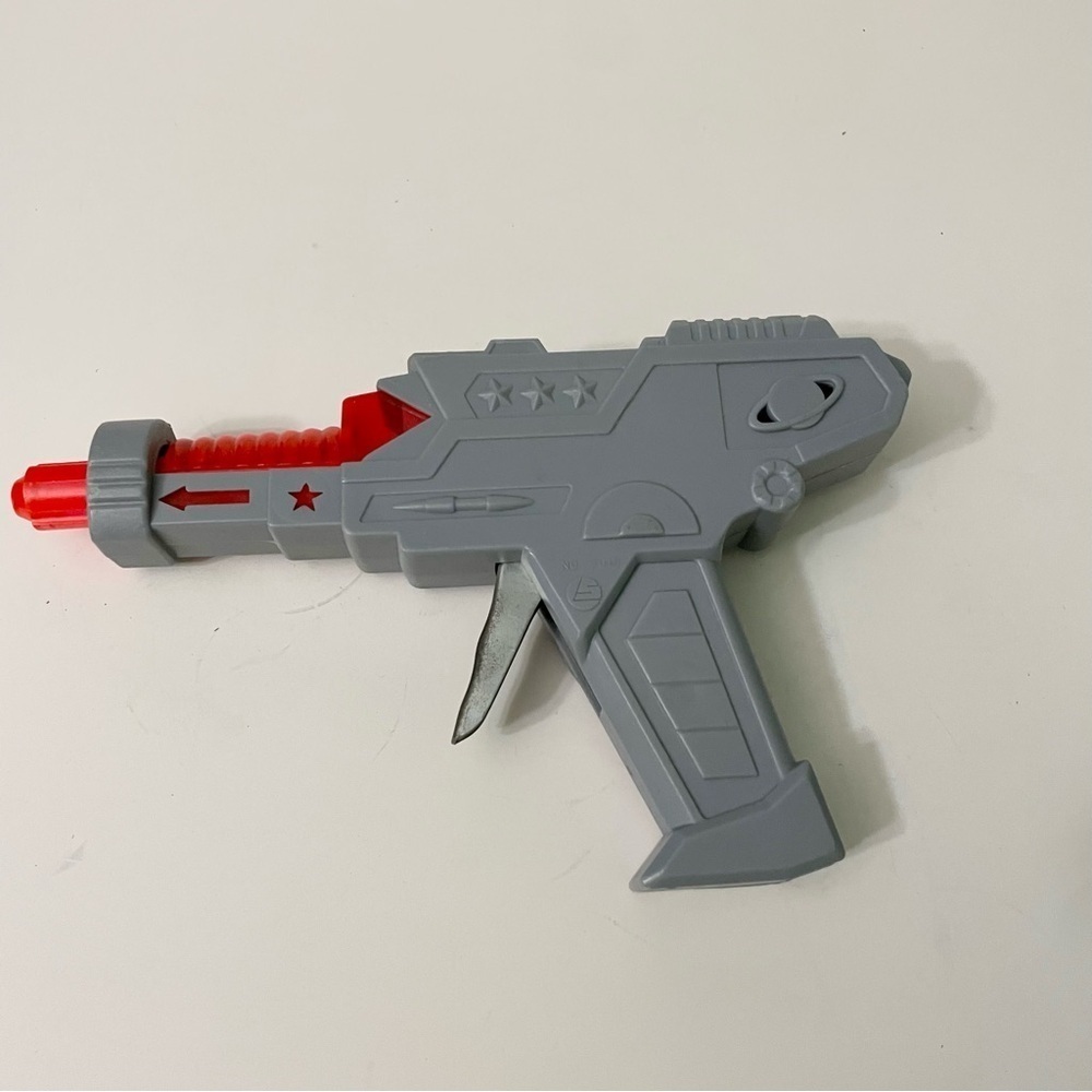 Vintage Space Friction Powered Sparking Sounds Toy Gun